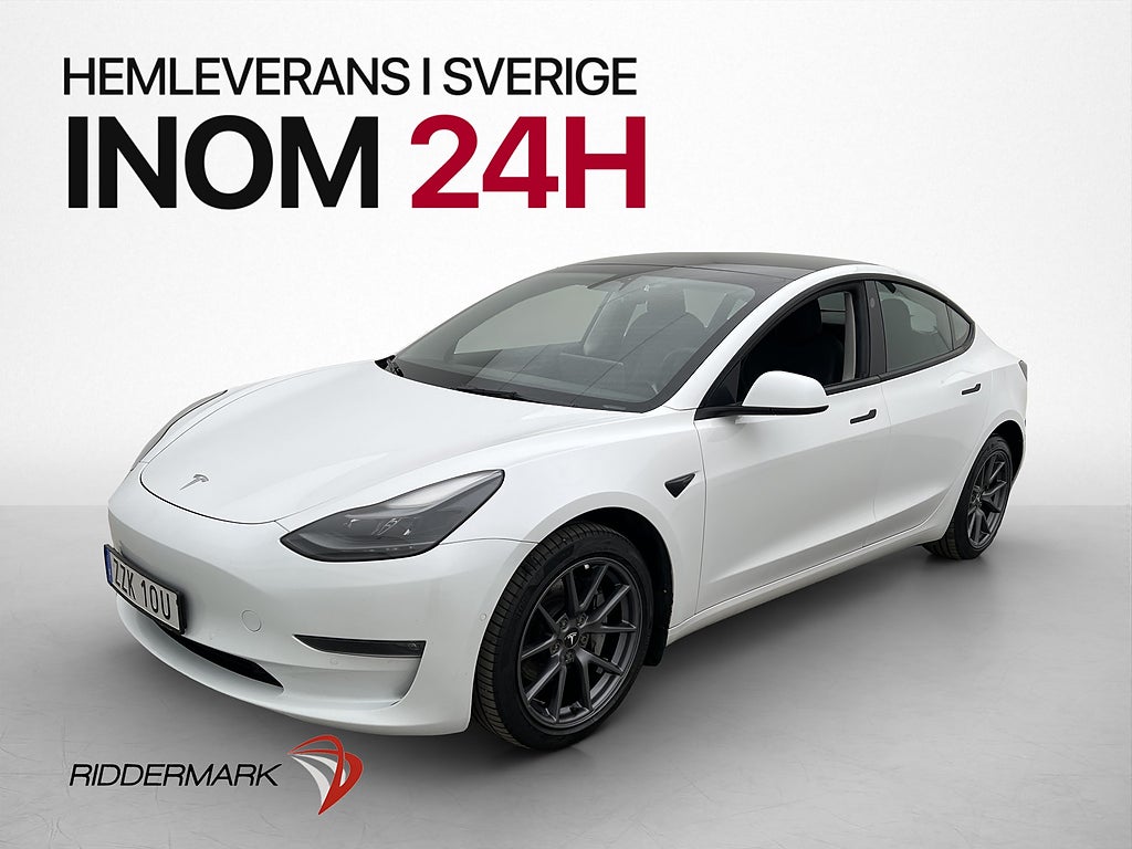 Tesla Model 3 Long Range AWD Autopilot Rattvärme MOMS