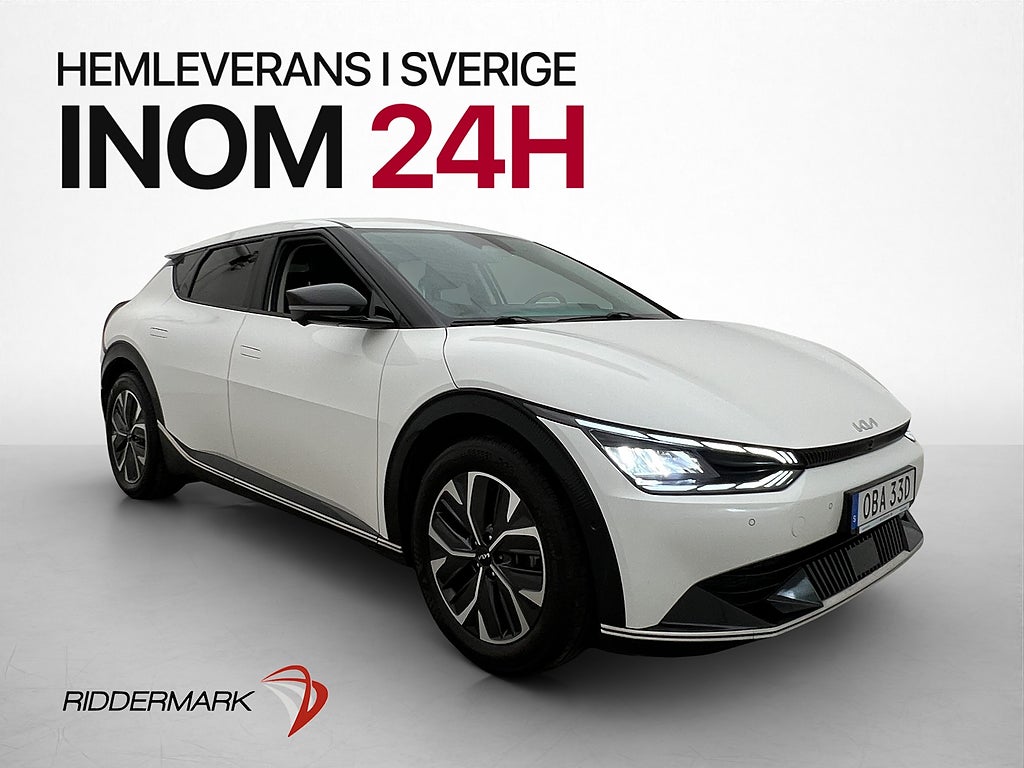 Kia EV6 77.4 kWh Plus 360° Drag Värmare Skinn Elstol MOMS