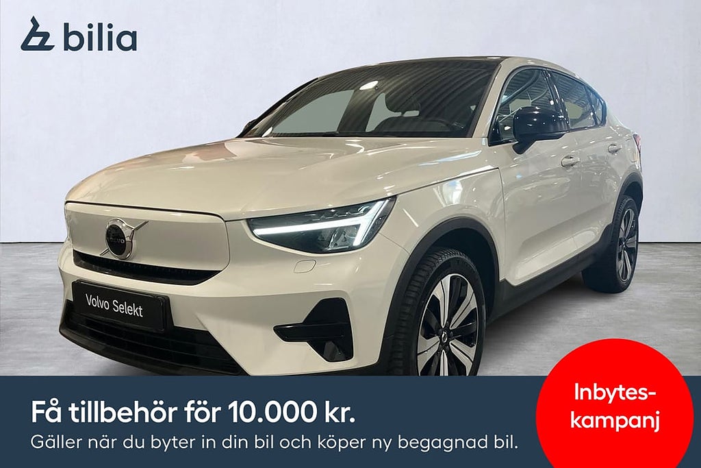 Volvo C40 Recharge Core, Klimatpaket, Värmepump, Ullkläds...