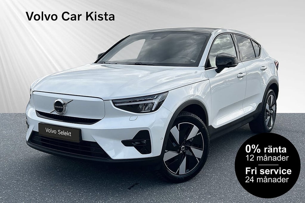 Volvo C40 Single Motor Extended Range Ultimate 0%RÄNTA 