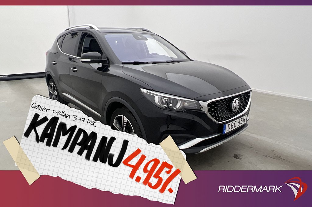 MG ZS EV 143hk Luxury Pano Kamera Navi C 4,95% Ränta