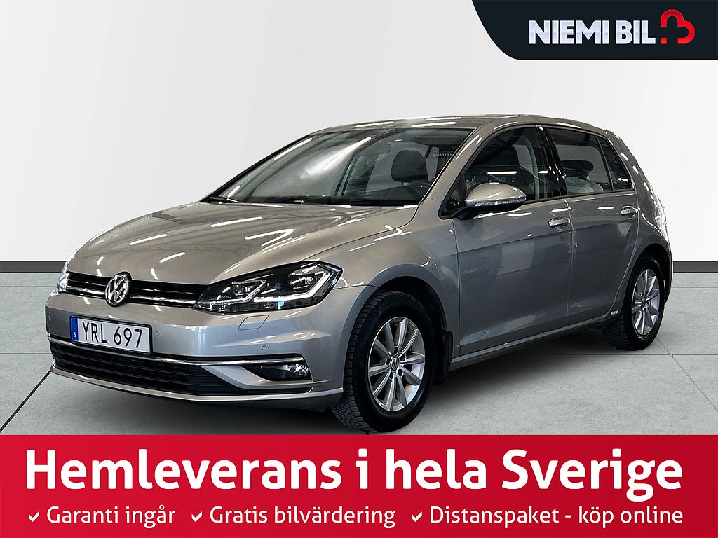 Volkswagen Golf 5-dörrar 1.0 TSI S&V-hjul/AdaptivFart/Psens/Carplay