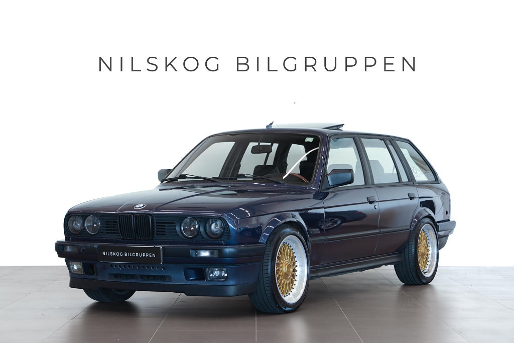BMW 325 i E30 Touring M3 S50B30 | Reggad | Läder | BBS|Taklucka