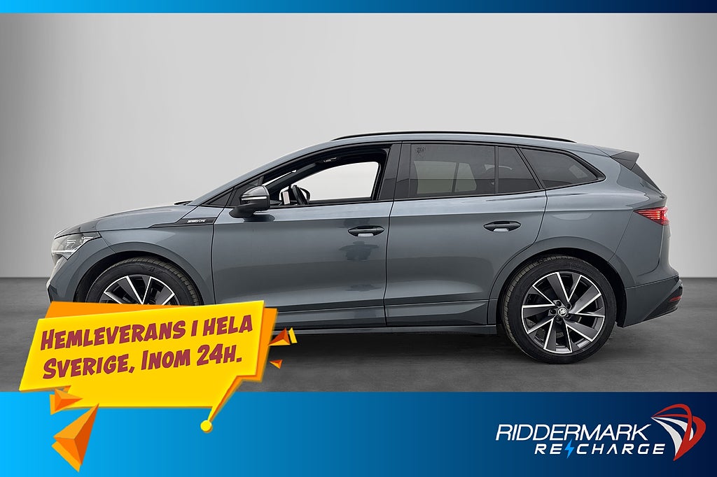 Skoda Enyaq 80 Sportline Värmepump Kamera Rattvärme Drag