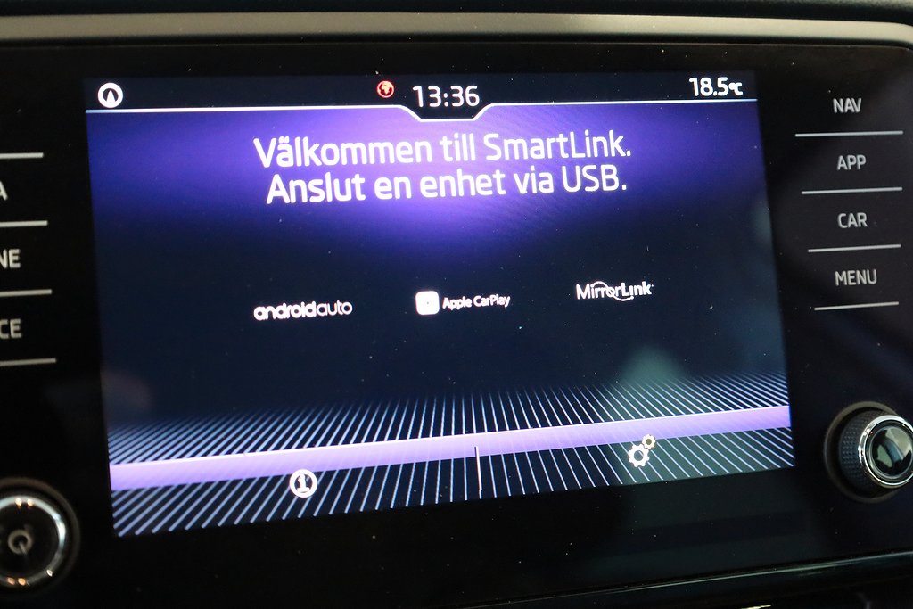 Skoda Octavia 2.0 TSI AUT Sport EDT Navi Kamera Drag Värmare Canton 2019