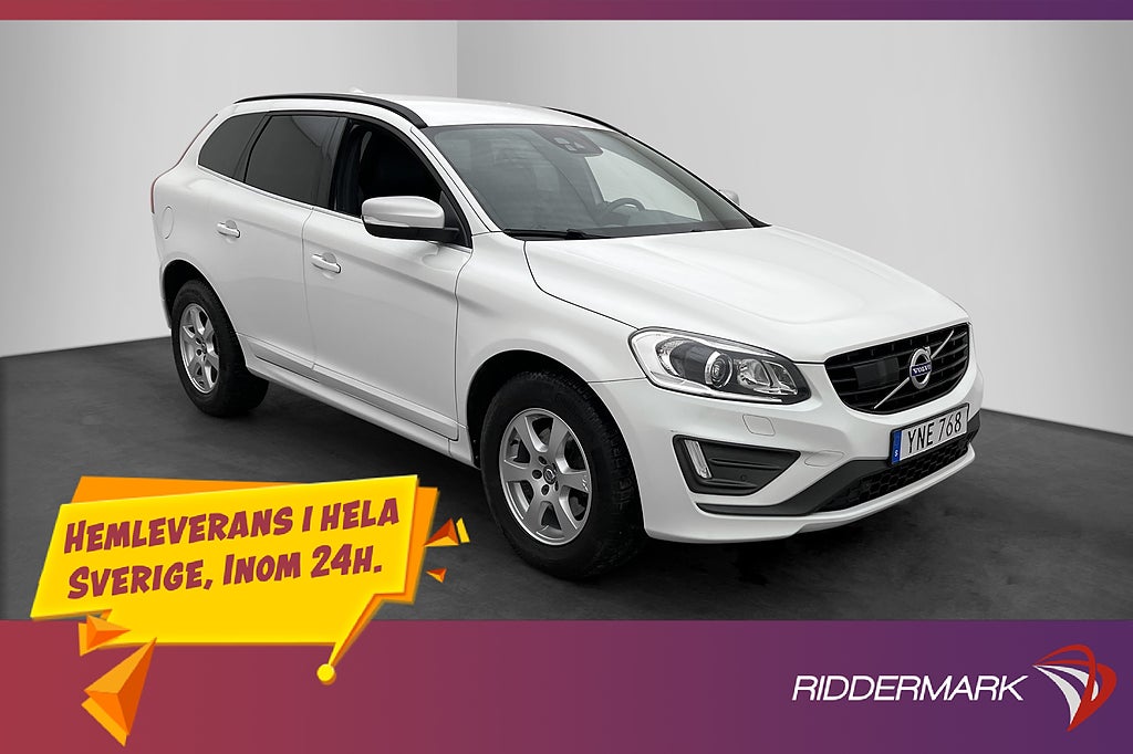 Volvo XC60 D4 AWD R-Design Värmare VOC Halvskinn Navi BLIS