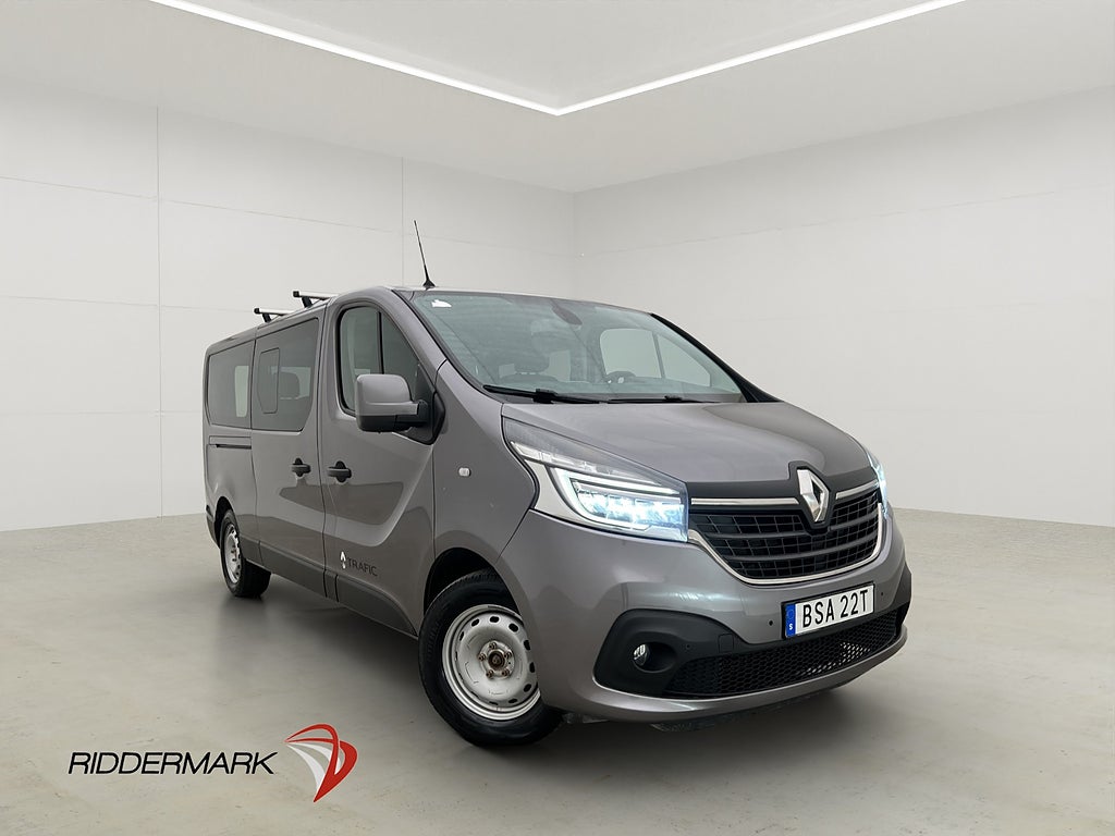 Renault Trafic Grand Kombi 170hk Värmare Kamera 9-Sits Moms