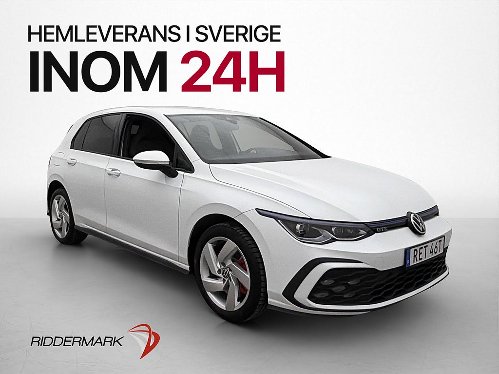 Volkswagen Golf GTE 245hk Cockpit Navi CarPlay MOMS