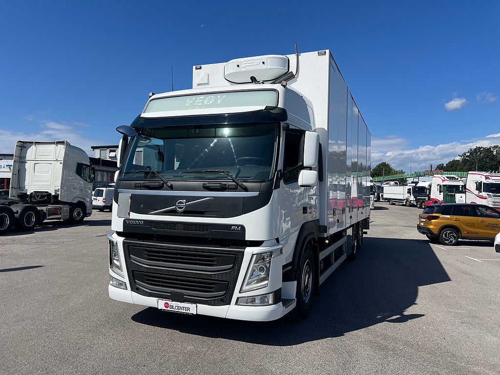 Volvo FM 410 6x2 Skåpbil, Öppningsbarsida, Bussbygg, Värmare