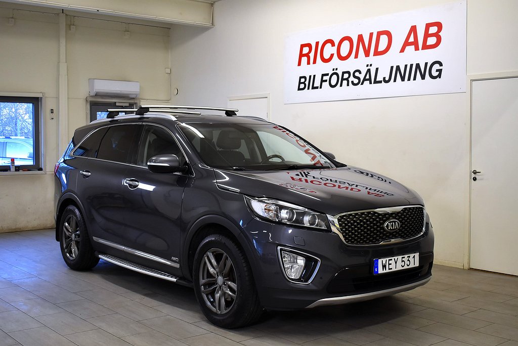 Kia Sorento 2.2 CRDi AWD BUSINESS EU6 7-SITS LÄDER DRAG 