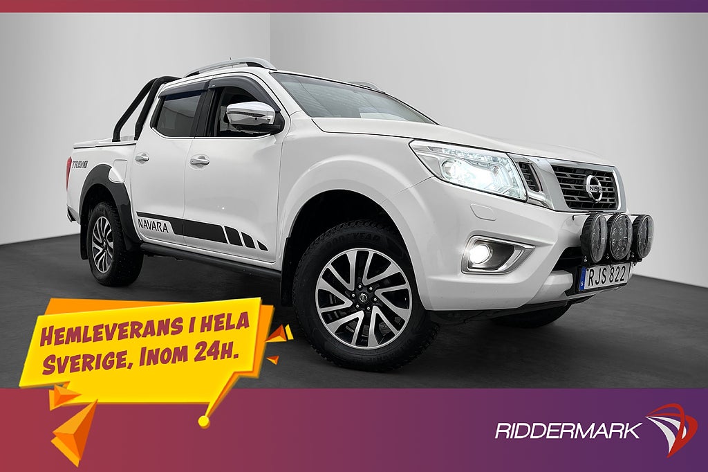 Nissan Navara Trek 1 4WD Värmare 360° Drag Navi Diff Moms