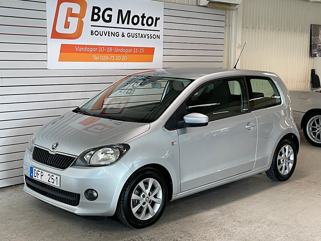 Skoda Citigo 3-dörrar 1.0 MPI 60HK SoV-Hjul/Aux