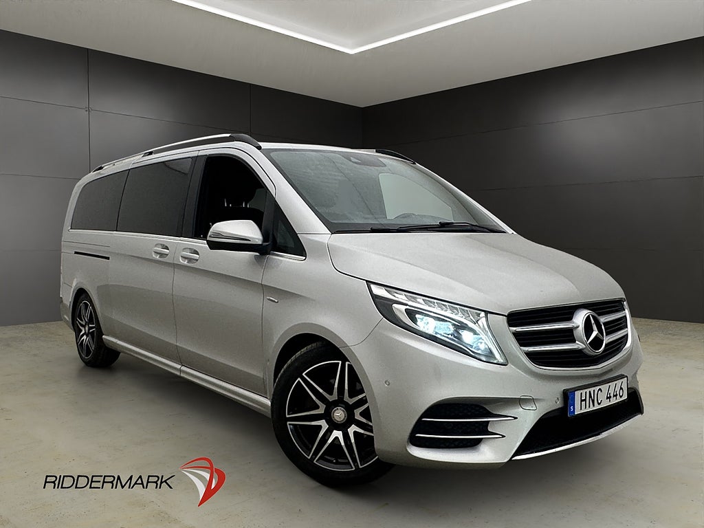 Mercedes-Benz V 250 d AMG X-Lång Värm Skinn Burmester B-Kam