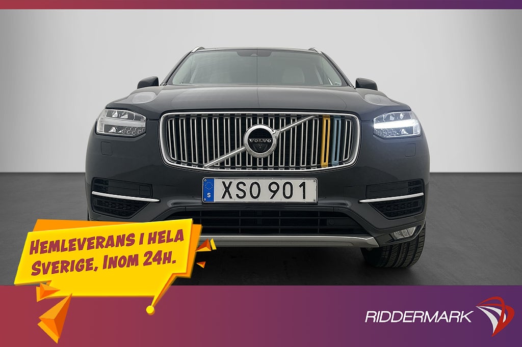 Volvo XC90 D5 AWD 235hk Inscription 7-Sits HUD 360° Massage
