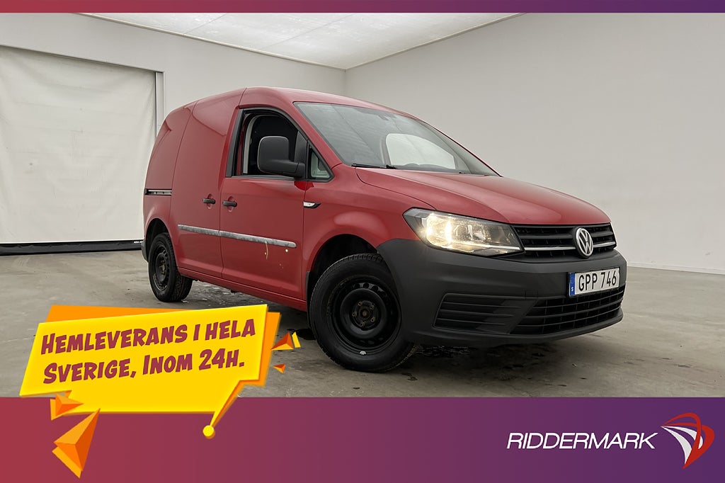 Volkswagen Caddy 2.0 TDI Värmare Drag PDC Farthållare Moms