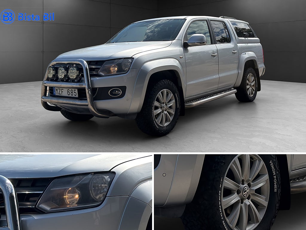 Volkswagen Amarok DoubleCab 2.8t 2.0 BiTDI 4M KÅPA | MOMS | VÄRMARE 180Hk