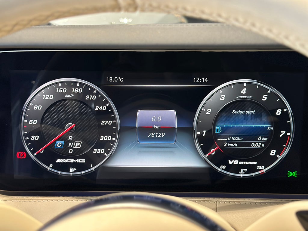 Mercedes-Benz S 63 AMG 4MATIC+ Coupé 612hk Faclift - bild 12