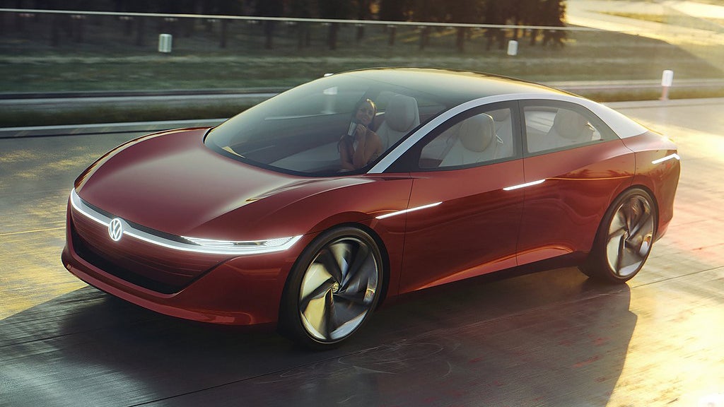 Den nya Volkswagen ska konkurrera med Tesla Model 3. Foto: Volkswagen