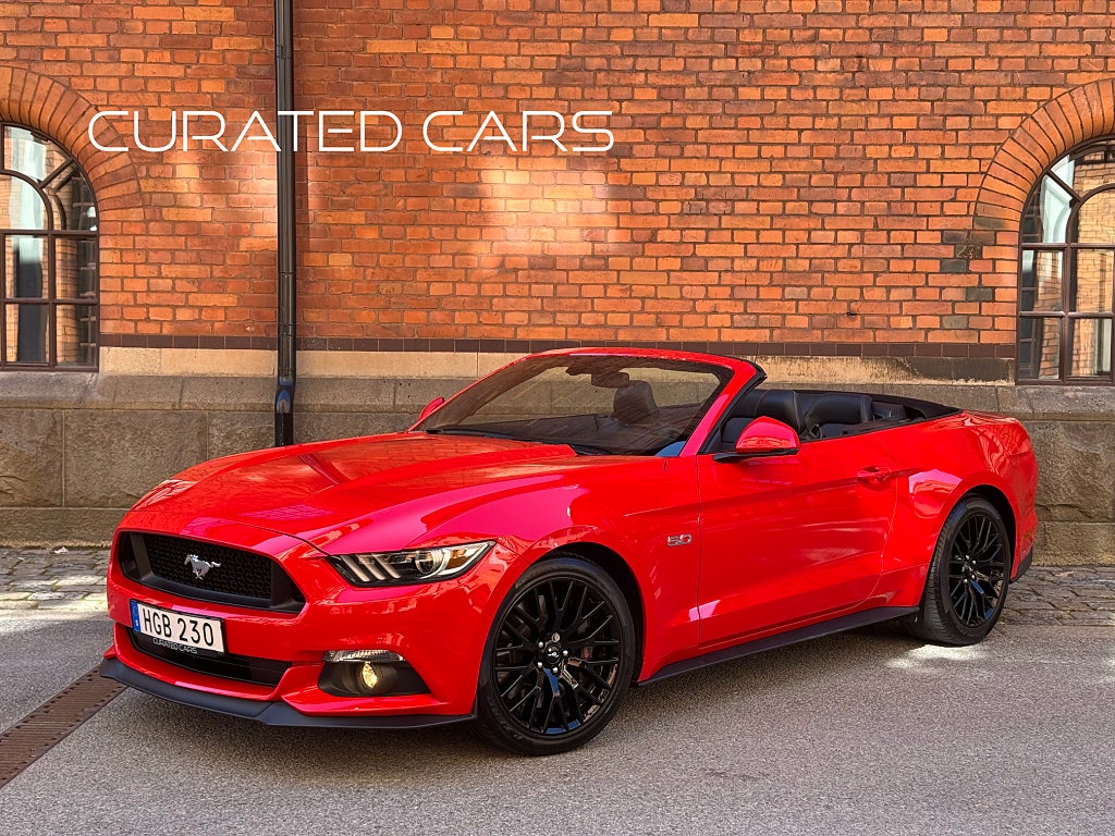 Ford Mustang GT Convertible  Sv-såld / 1 ägare / 1290 mil / Performa