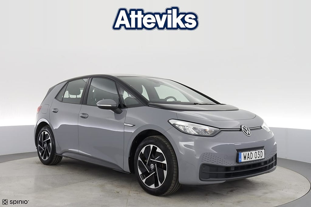 Volkswagen ID.3 Pro Performance 204hk / 58 kWh *LED/Senso...