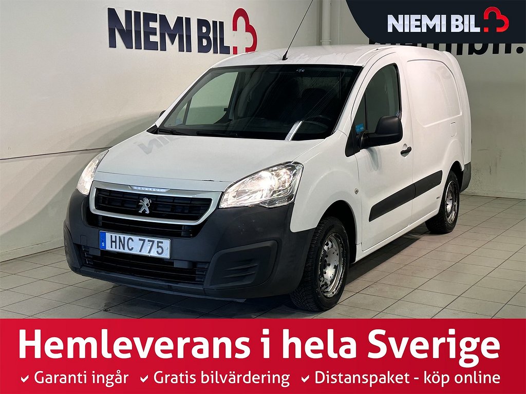 Peugeot Partner Van Utökad Last 1.6 Dvärm Drag Psens SoV