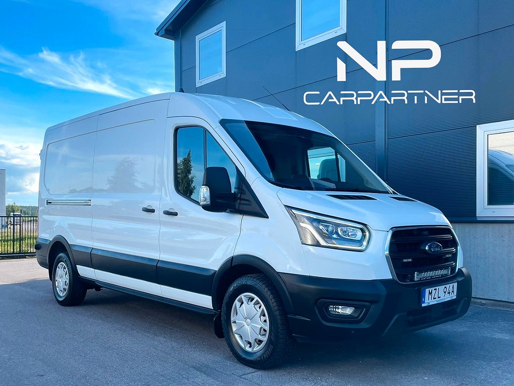 Ford Transit 350 2.0 185 HK / L3H2/ MOMS/ X2 Dörrar/ Värmare