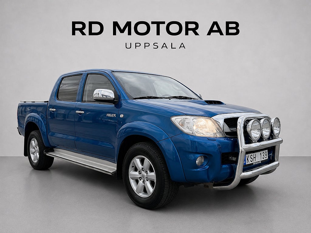 Toyota Hilux Dubbelhytt 3.0 D-4D 4x4 Värmare MOMS