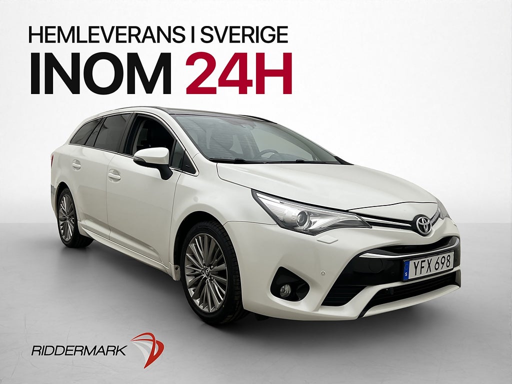Toyota Avensis 143hk Executive Pano Värm Kamera Skinn Drag