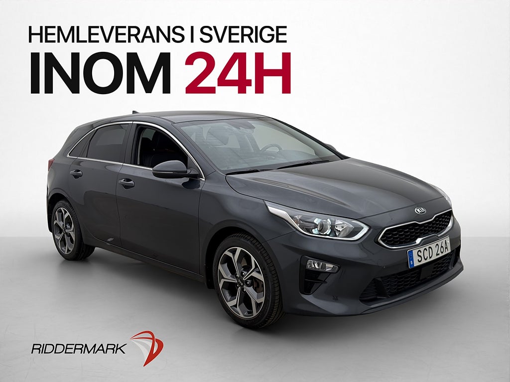 Kia Ceed T-GDI 160hk Advance Plus Kamera Halvskinn CarPlay