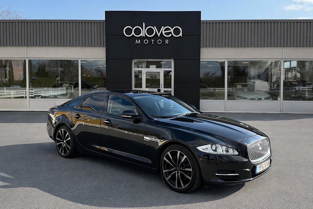 Jaguar XJ AWD 340 hk Automat - Meridian, Glastaklucka