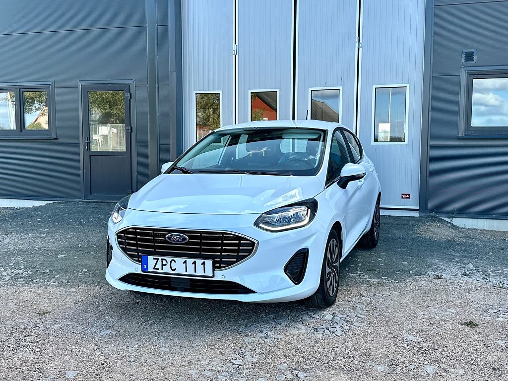 Ford Fiesta 1.0 EcoBoost Titanium 95hk E85, B-kamera, 1 Ägare