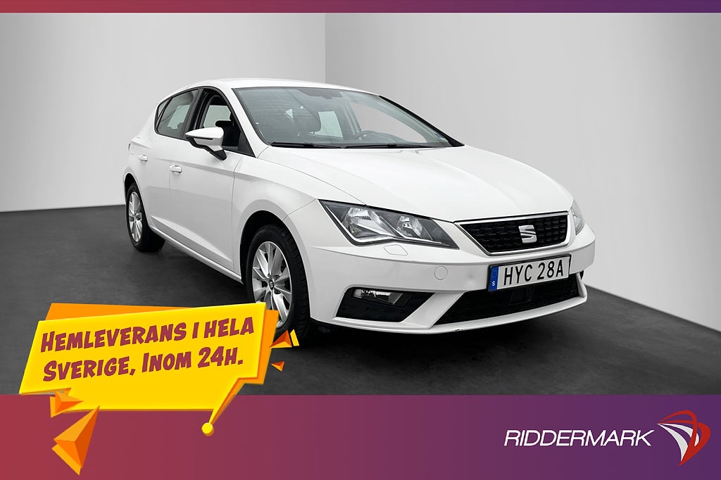 Seat Leon 1.5 TGI 130hk Style Kamera Bluetooth Farthållare