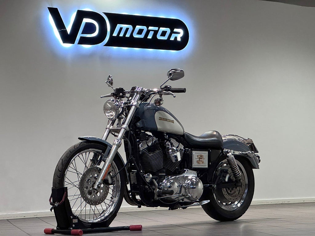 Harley-Davidson Sportster 1200 Custom Effektsystem Luggage Rack Solo Sadel