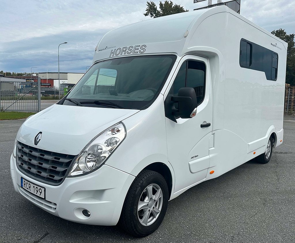 Renault master 2.3 dCi / Hästtransport / 1 ÅRS GARANTI