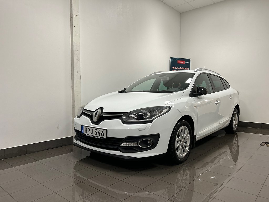 Renault Mégane Grandtour 1.5 dCi LIMITED|Lågamil|Välserv|