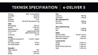 Transportbil - Skåp Maxus E-Deliver 5 8 av 8