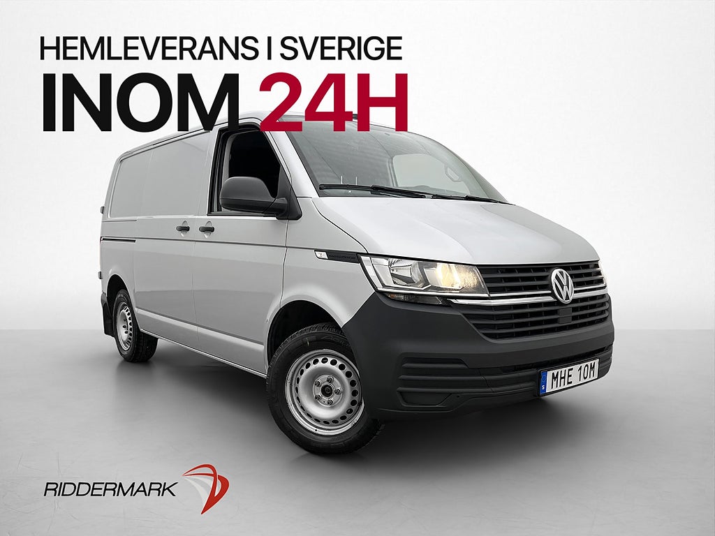 Volkswagen Transporter 150hk Värmare PDC Drag CARPLAY Moms