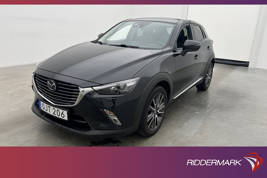 Mazda CX-3 2.0 SKYACTIV 120hk Optimum BOSE HUD Skinn Kamera