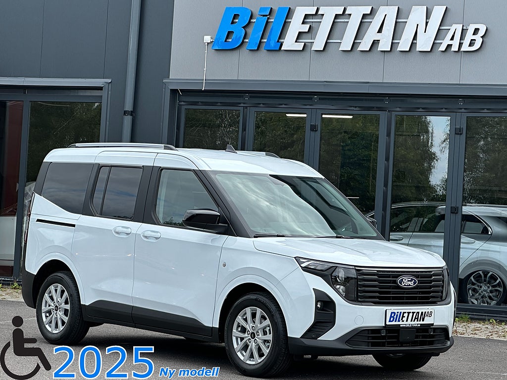 Ford Tourneo Courier 1.0|Handikappanpassad|Golvsänkt|NY