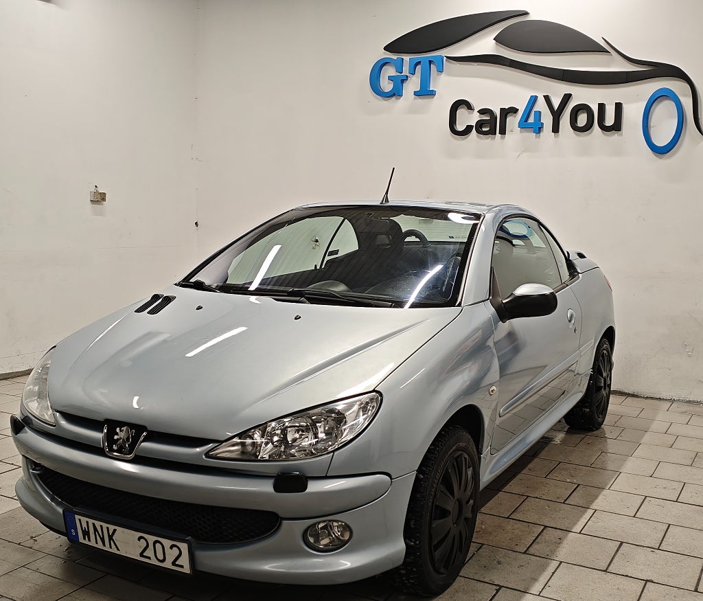 Peugeot 206 CC 1.6 Euro 4 Nyservad/ Lågmil/ 2-Ägare