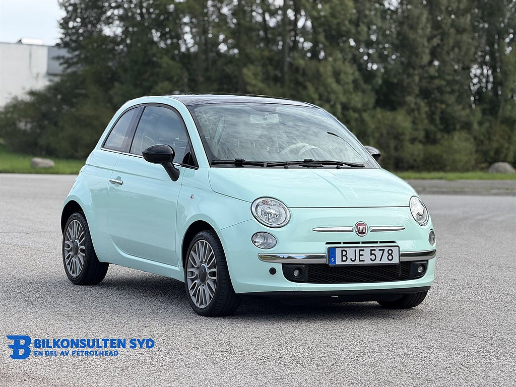 Fiat 500 1.2 8V Manuell, 69hk Lounge