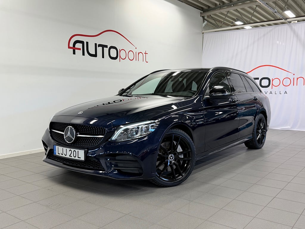Mercedes-Benz C 300 T de 306hk AMG Line, Night Edition|Värmare|Ambient
