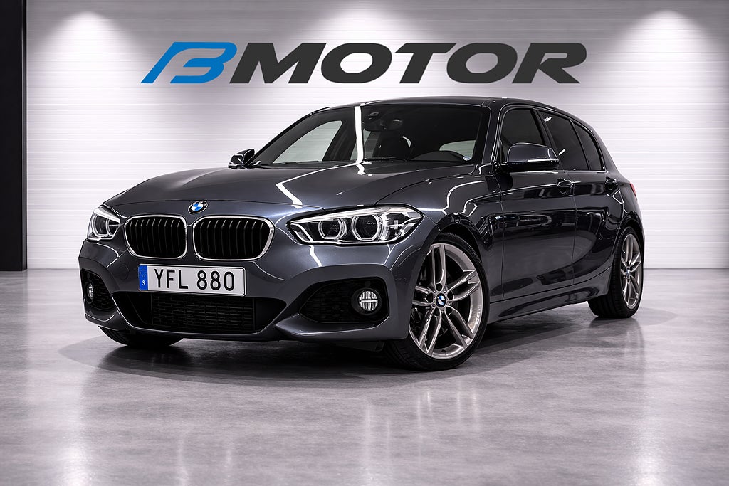 BMW 118d 5-dörrars Steptronic M Sport Drag Euro 6 *1809KR/MÅN*