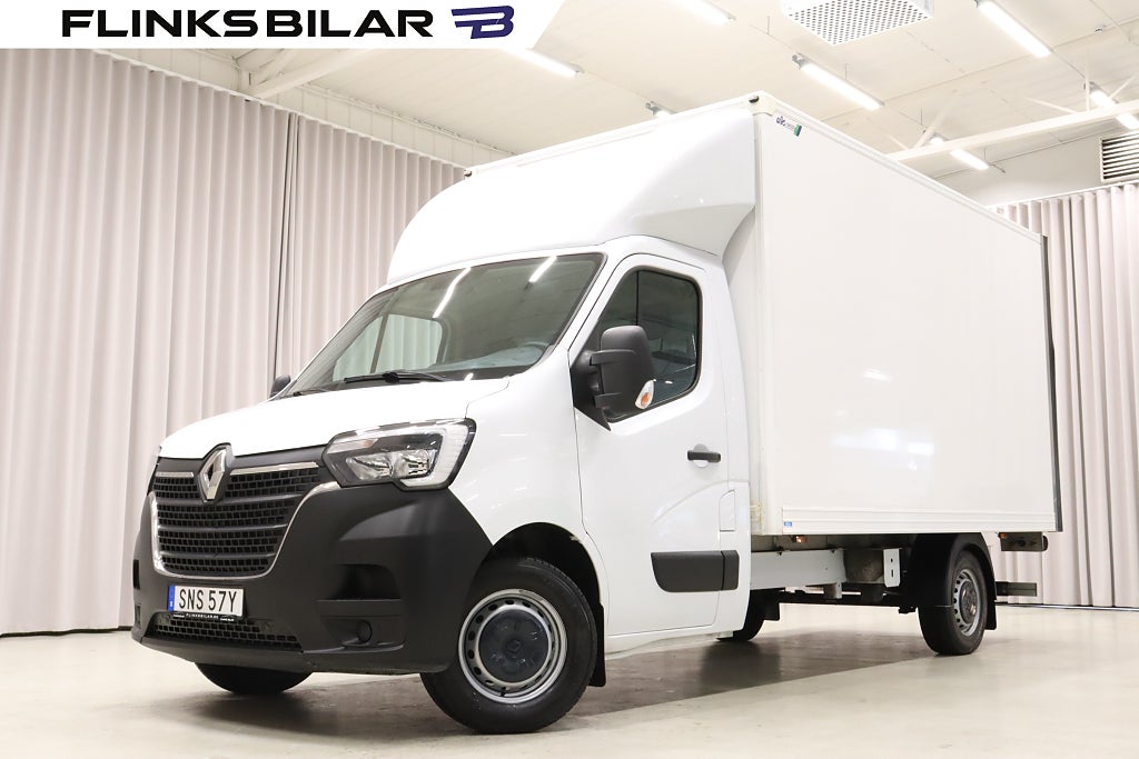 Renault master 145HK Volymskåp Bakgavellyft Sidodörr Moms