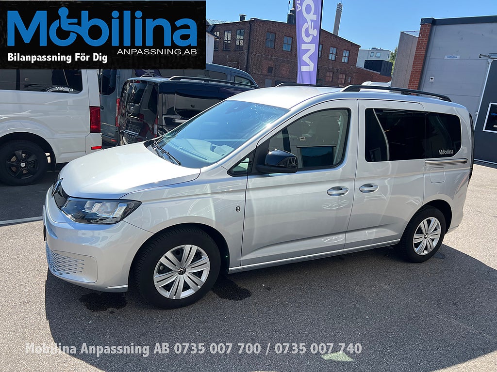 Volkswagen Caddy Handikappanpassad Rullstolsbil 2.0 TDI  Euro 6
