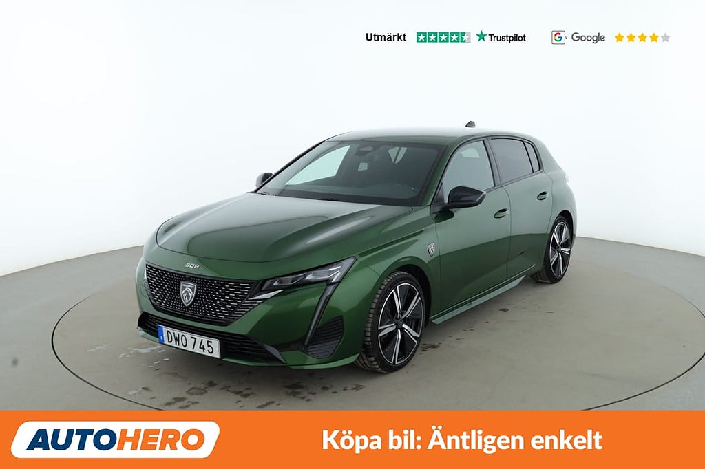 Peugeot 308 1.2 PureTech GT / CarPlay, Backkamera, Rattvärme