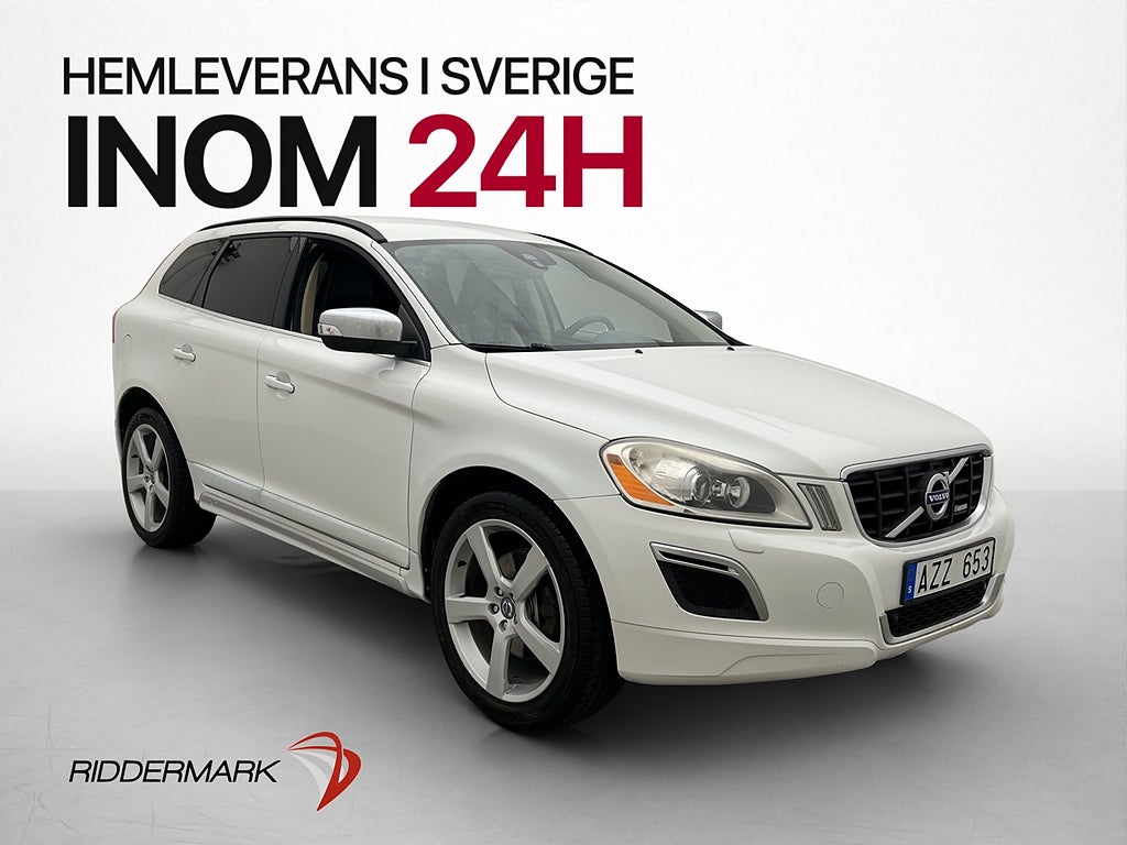 Volvo XC60 D3 AWD R-Design VOC Dragkrok Sensorer Skinn