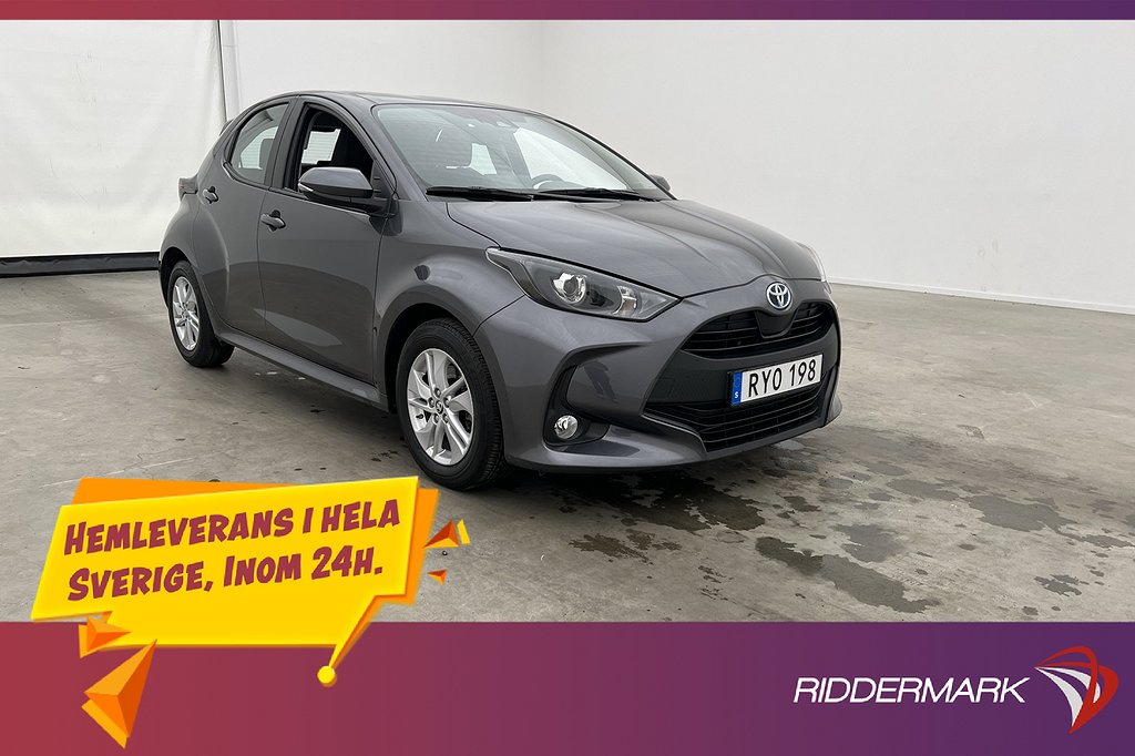 Toyota Yaris Hybrid Active Kamera Adaptiv-Fart Rattvärme