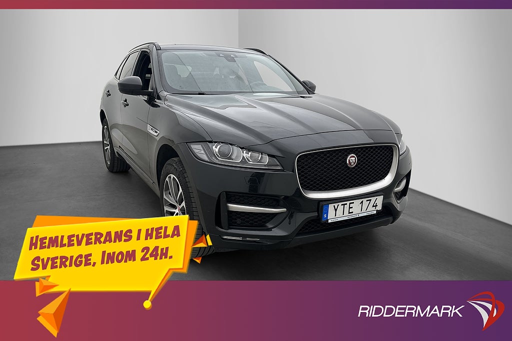 Jaguar F-Pace 25d AWD R-Sport M-Värmare Pano Skinn Kamera