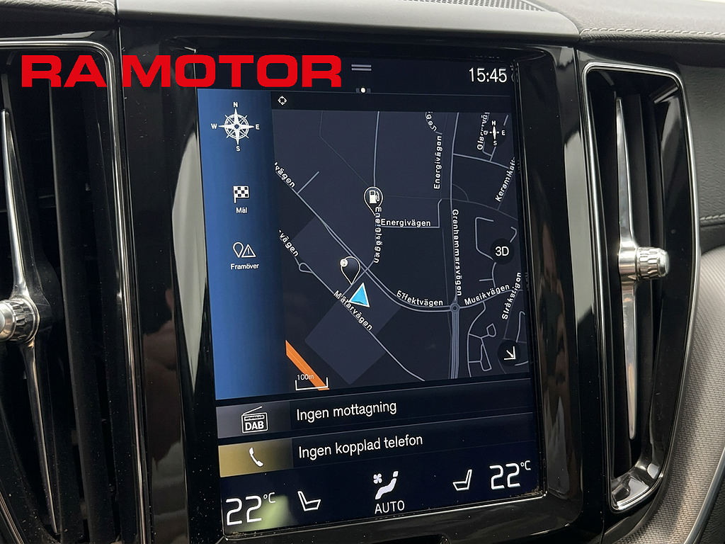 Volvo XC60 T5 250hk R-Design | B&W | Drag | 360° | Navi | HUD | 2019